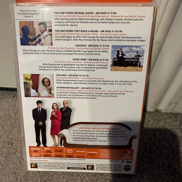 📀 5 for $25 Arrested Development Season 2 DVD - Picture 7 of 14